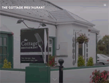 Tablet Screenshot of cottagerestaurant.ie